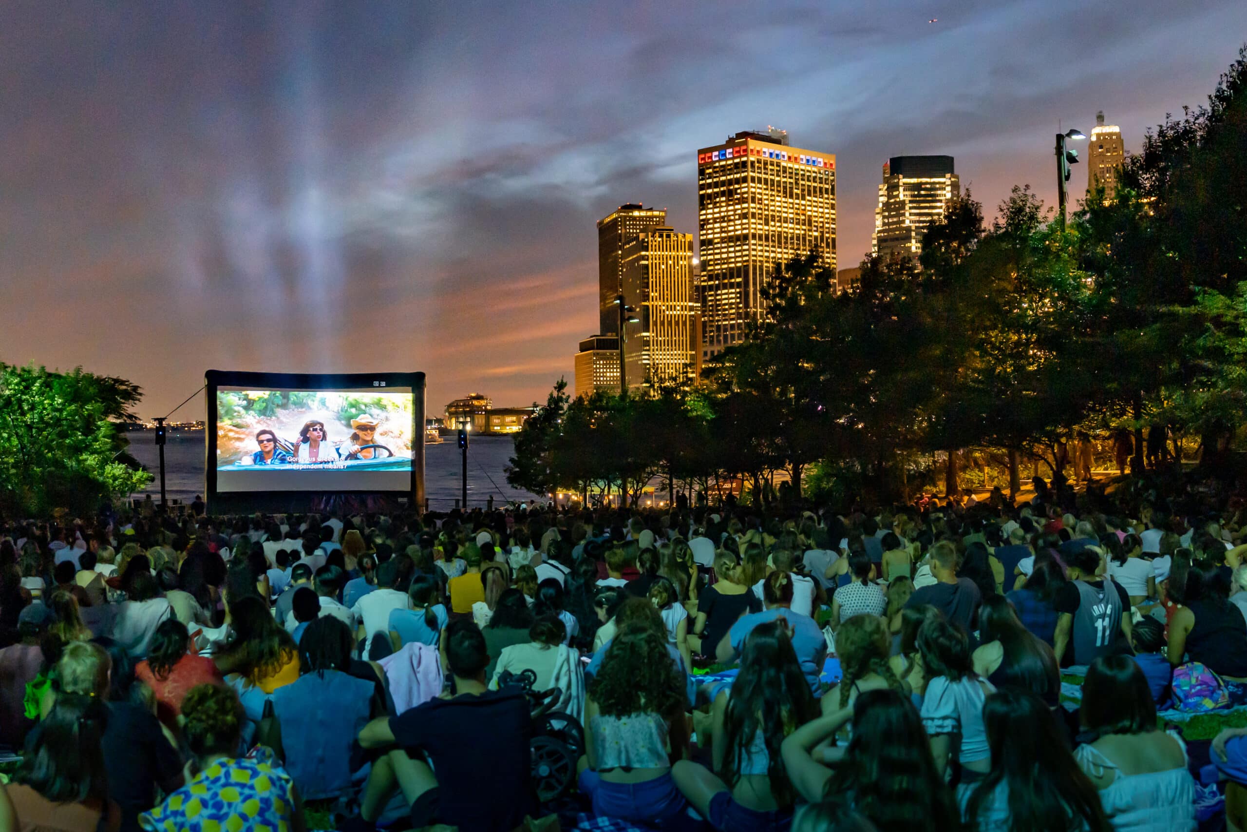 Movies With A View at Brooklyn Bridge Park's Harbor View Lawn