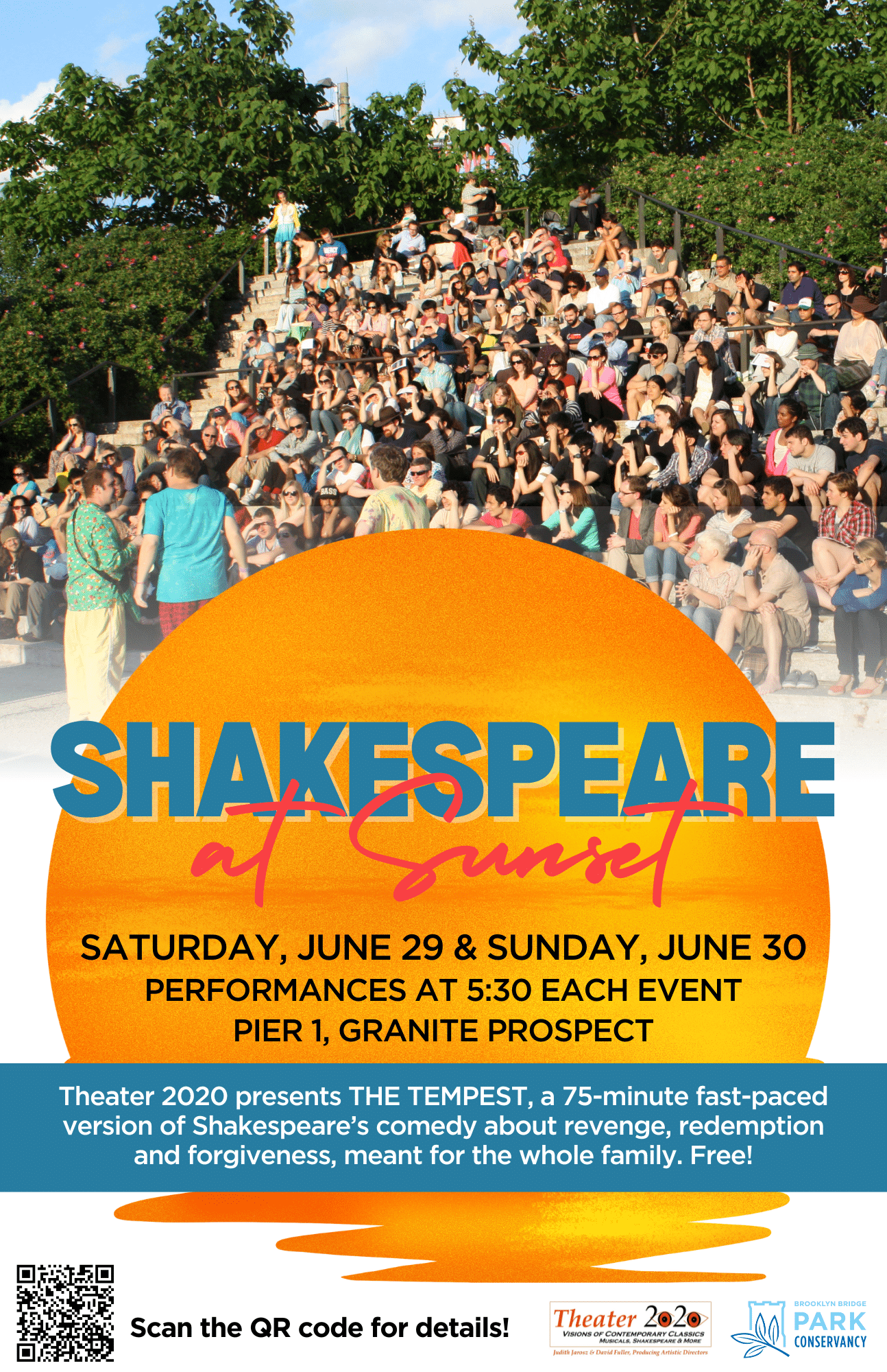 Shakespeare at Sunset poster Theater 2020